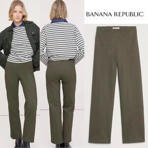 Banana Republic STRAIGHT EVERYWHERE PONTE ANKLE PANT Women's M Stretchy